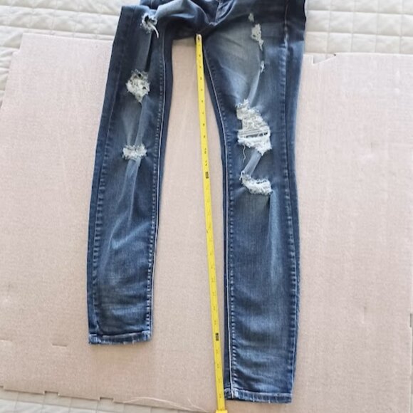 MUDD FLX stretch size 5 low rise skinny jeans for Juniors - Picture 5 of 7